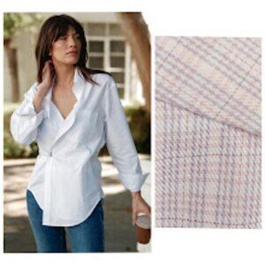 Wearcisco Plaid The Men’s Style Shirt Wrap Plaid Pink Blue XS / S